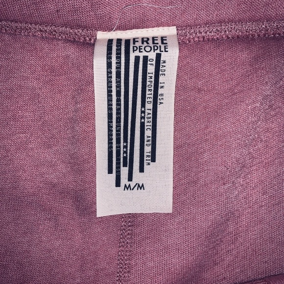 NWT Free People Yes They’re That Soft Pants -Pink - Picture 6 of 9